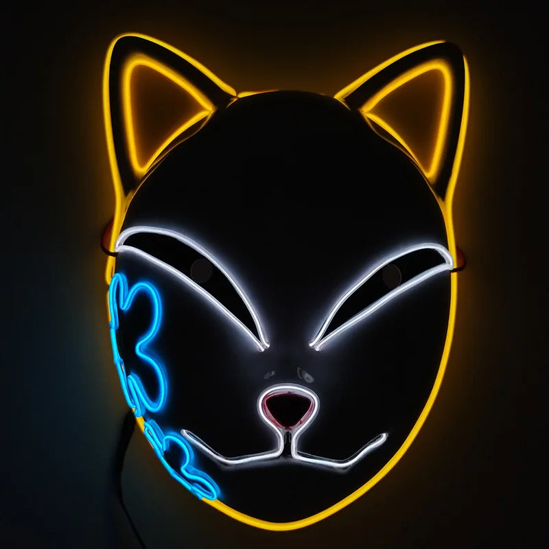 Samurai mask- multi color