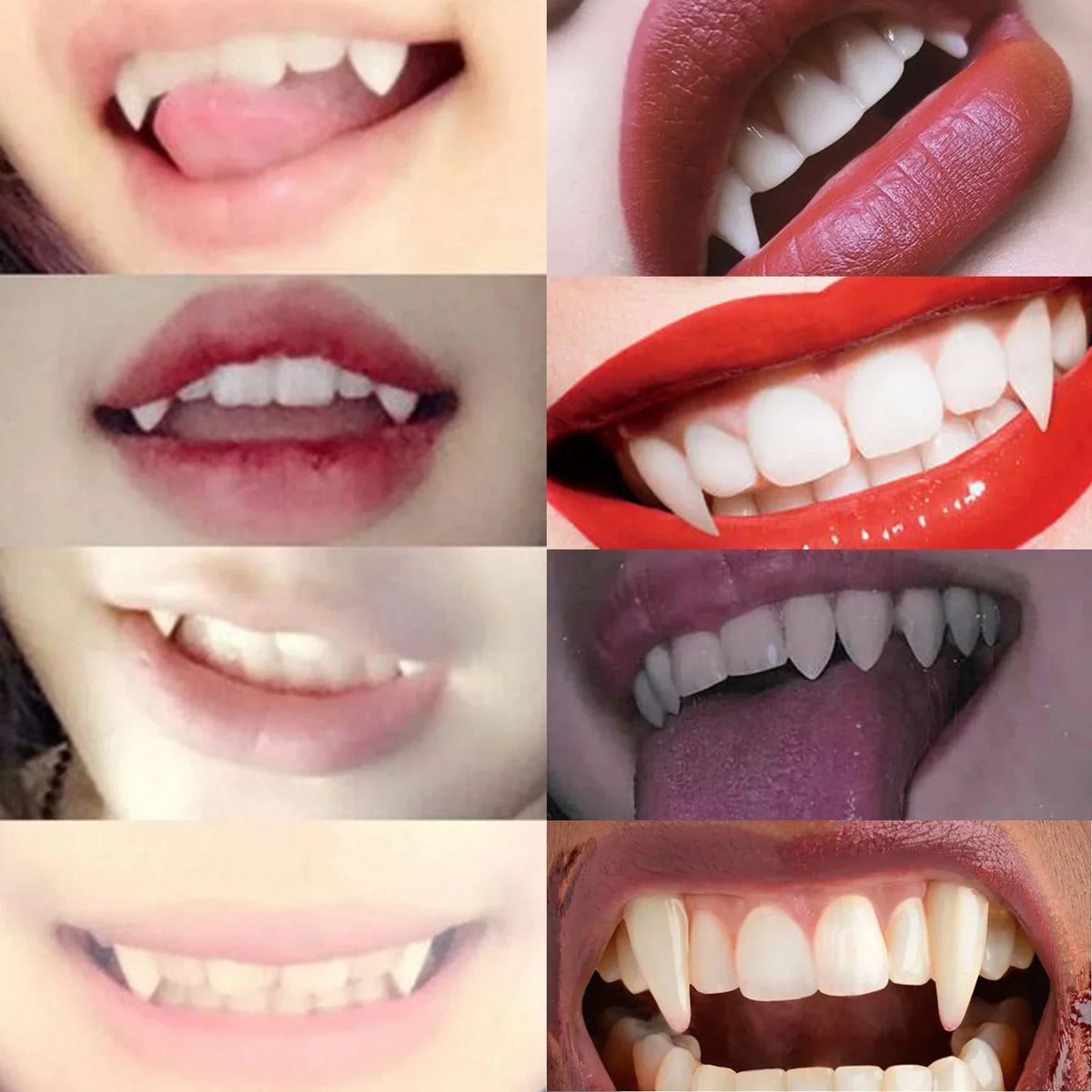 Vampire Fangs With Solid Glue