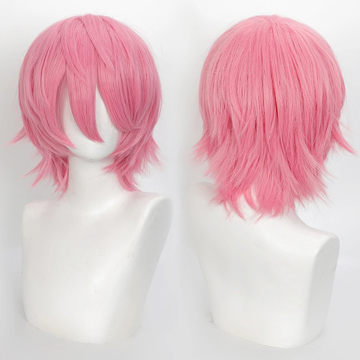 Short Synthetic Wig with Air Bangs