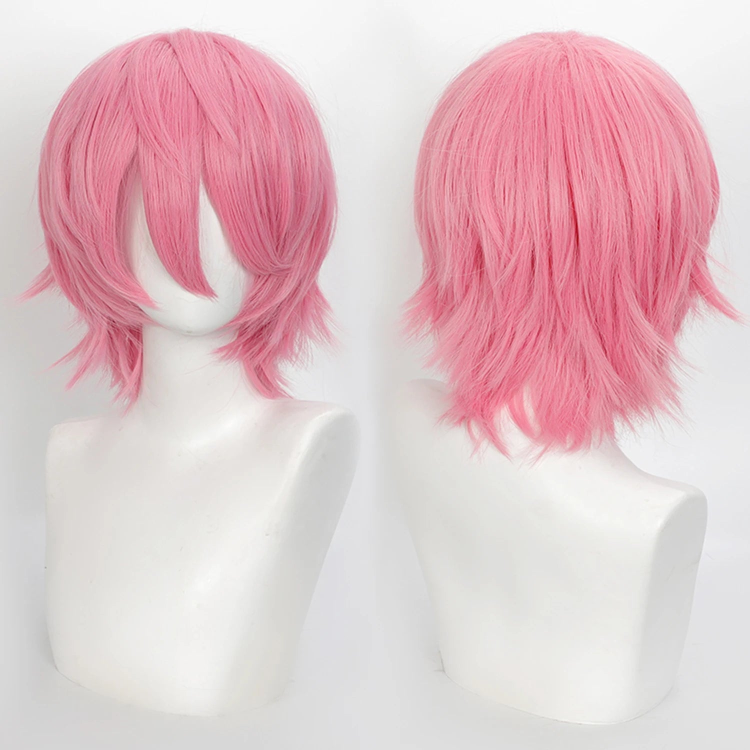 Short Synthetic Wig with Air Bangs