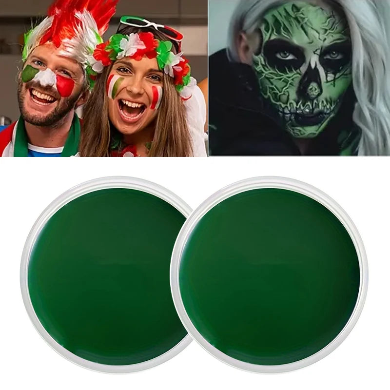 2 PCS Green oil body paint