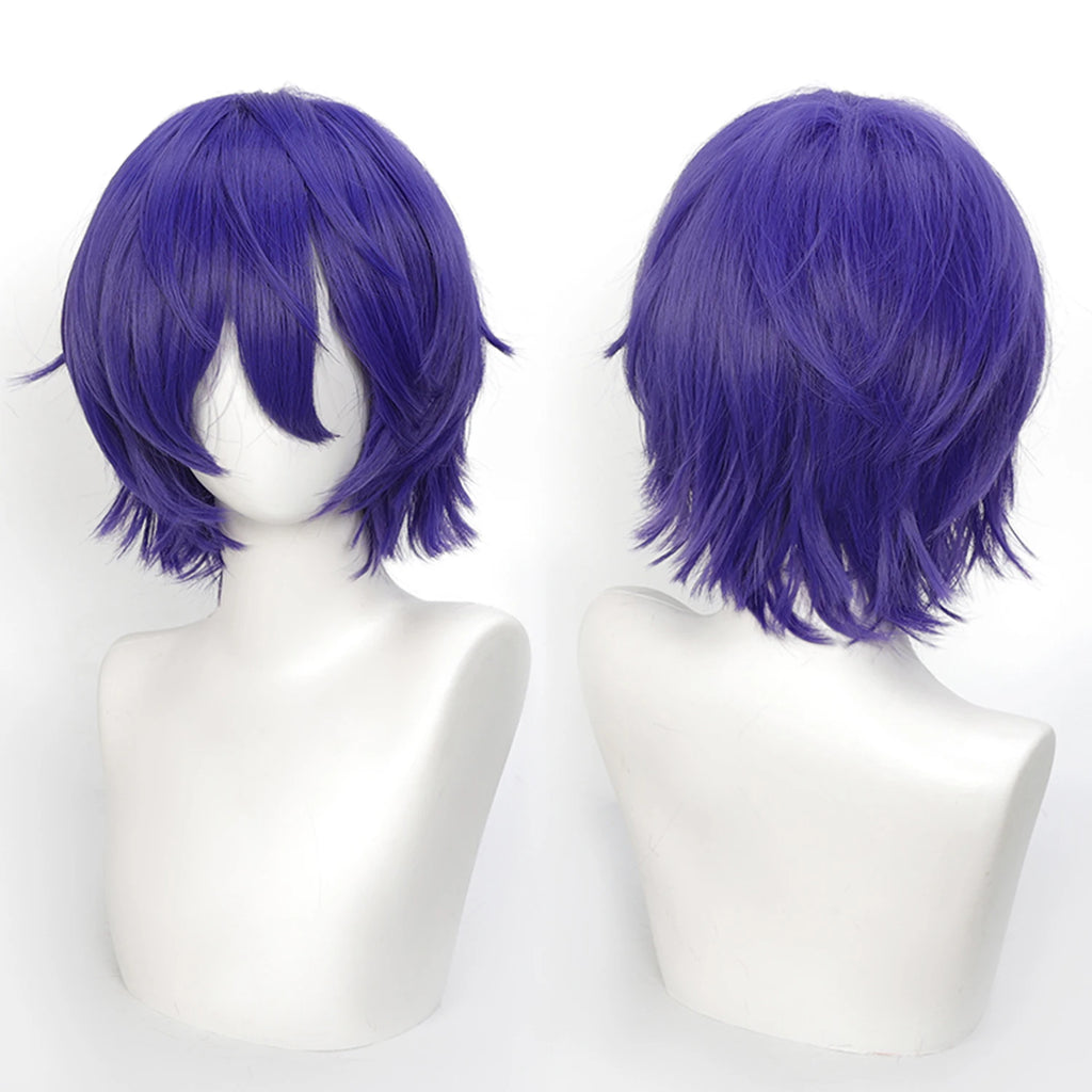 Short Synthetic Wig with Air Bangs