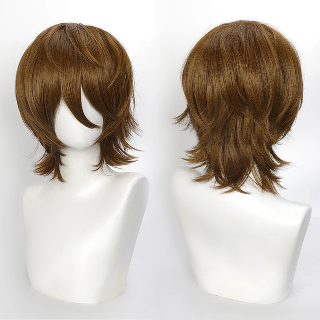 Short Synthetic Wig with Air Bangs