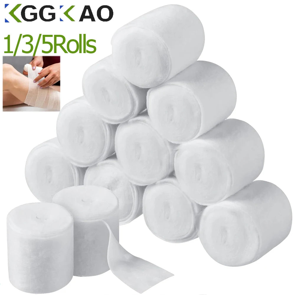 1/3/5 Rolls Disposable First Aid Wound Dressing