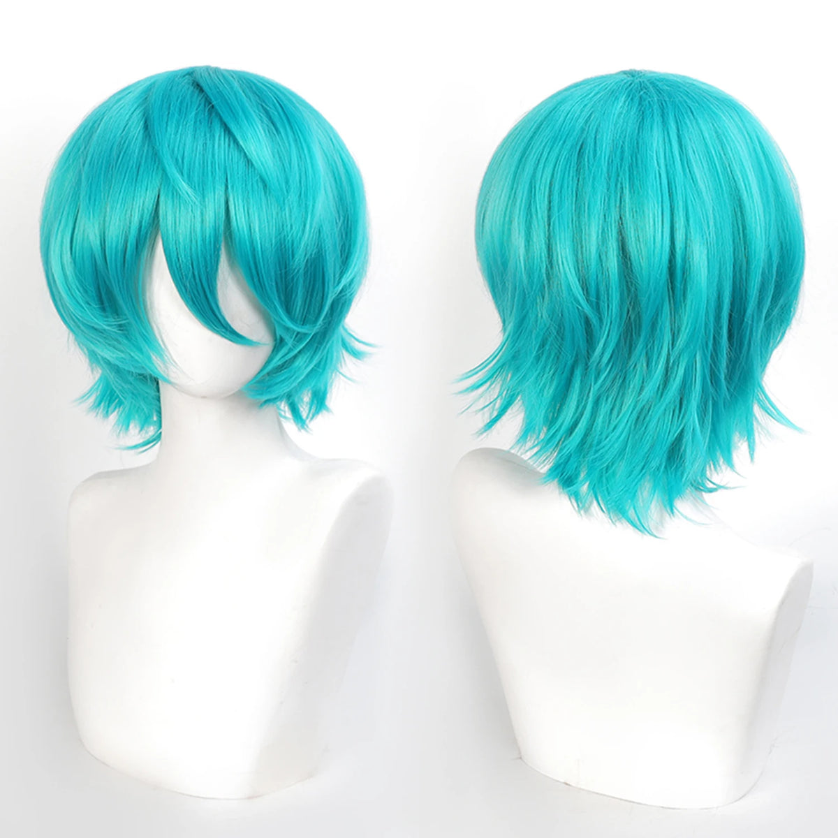 Short Synthetic Wig with Air Bangs