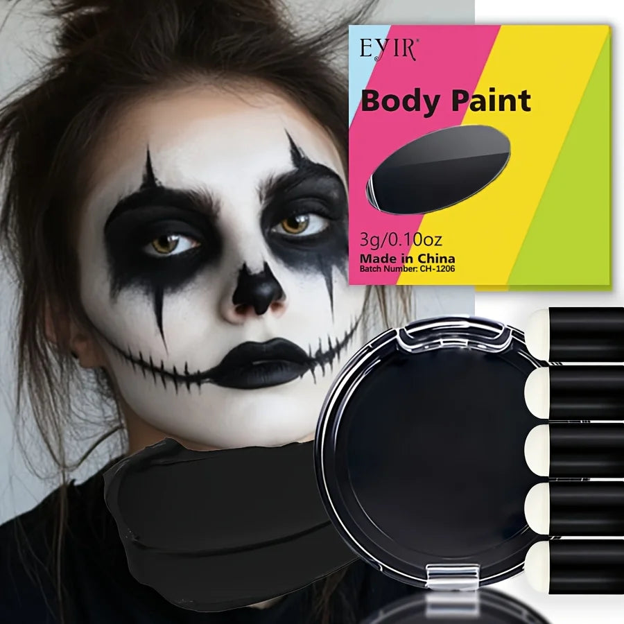 12 Color UV Reactive Face Paint