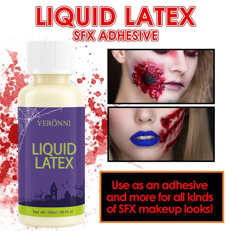 Liquid Latex SFX Makeup Adhesive 50ml 30ml