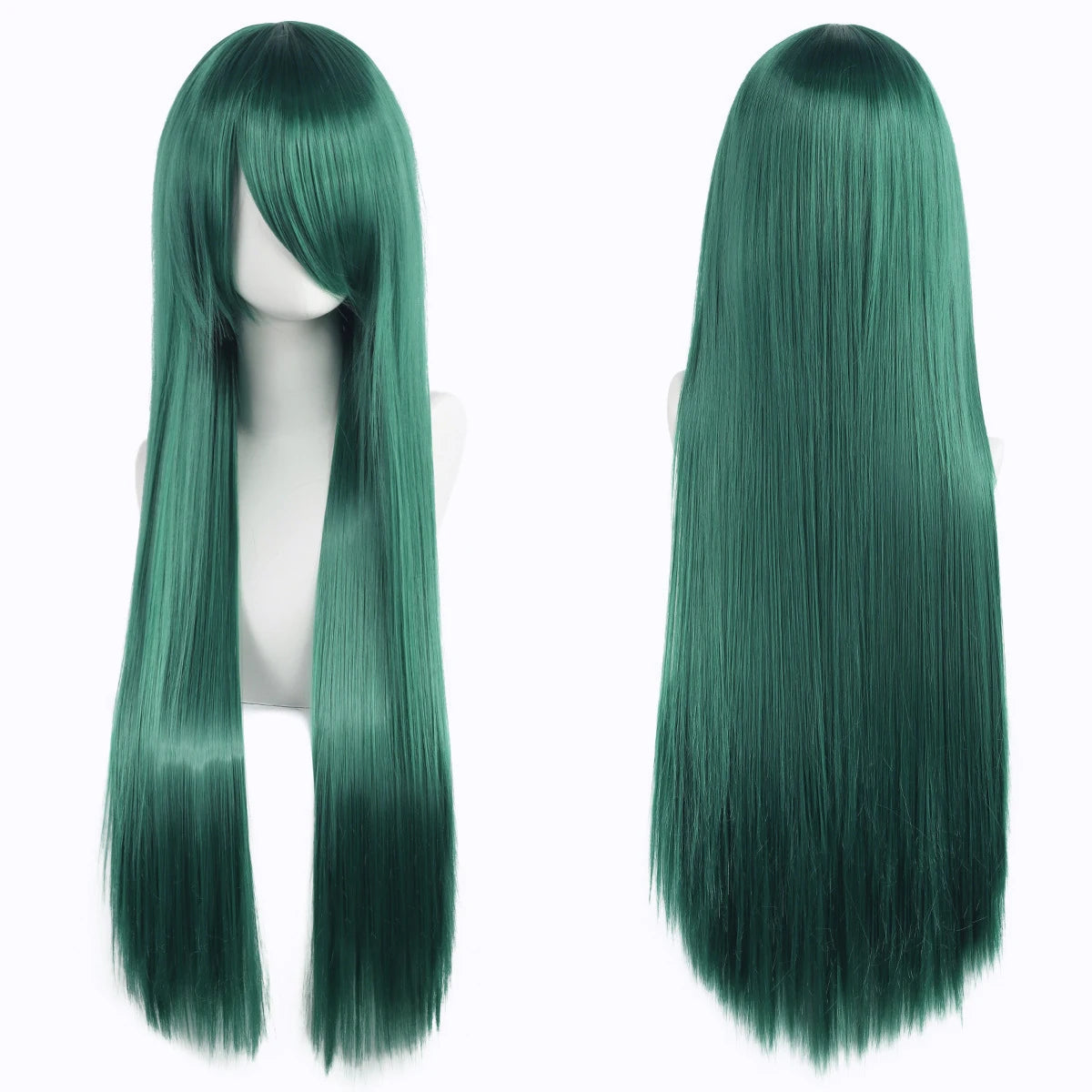 Long Synthetic Wig w Bangs
