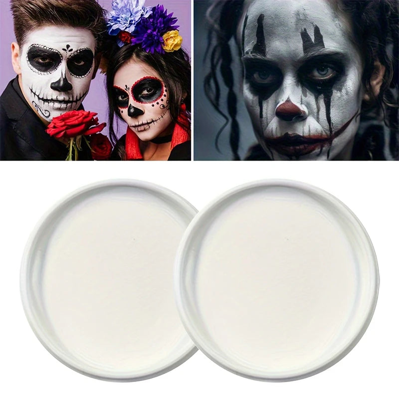 2 PCS White oil body paint