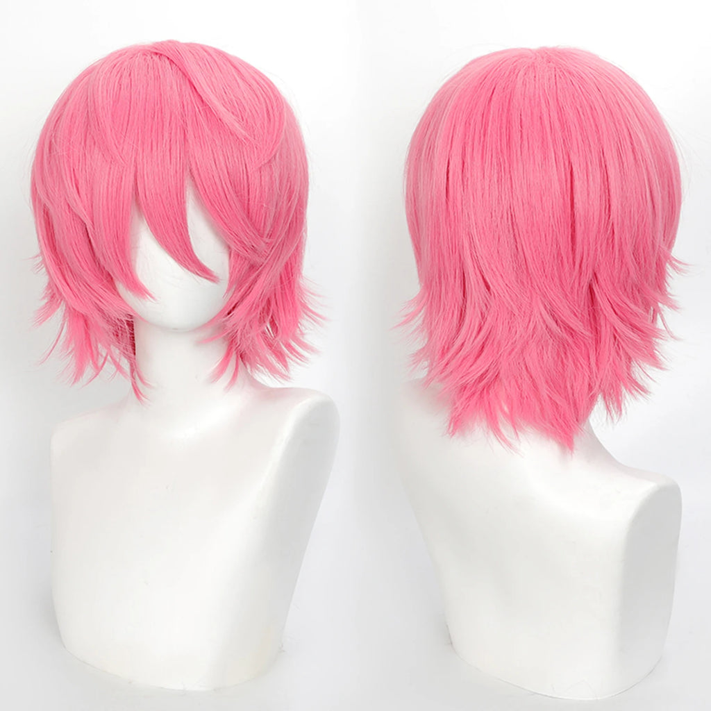 Short Synthetic Wig with Air Bangs