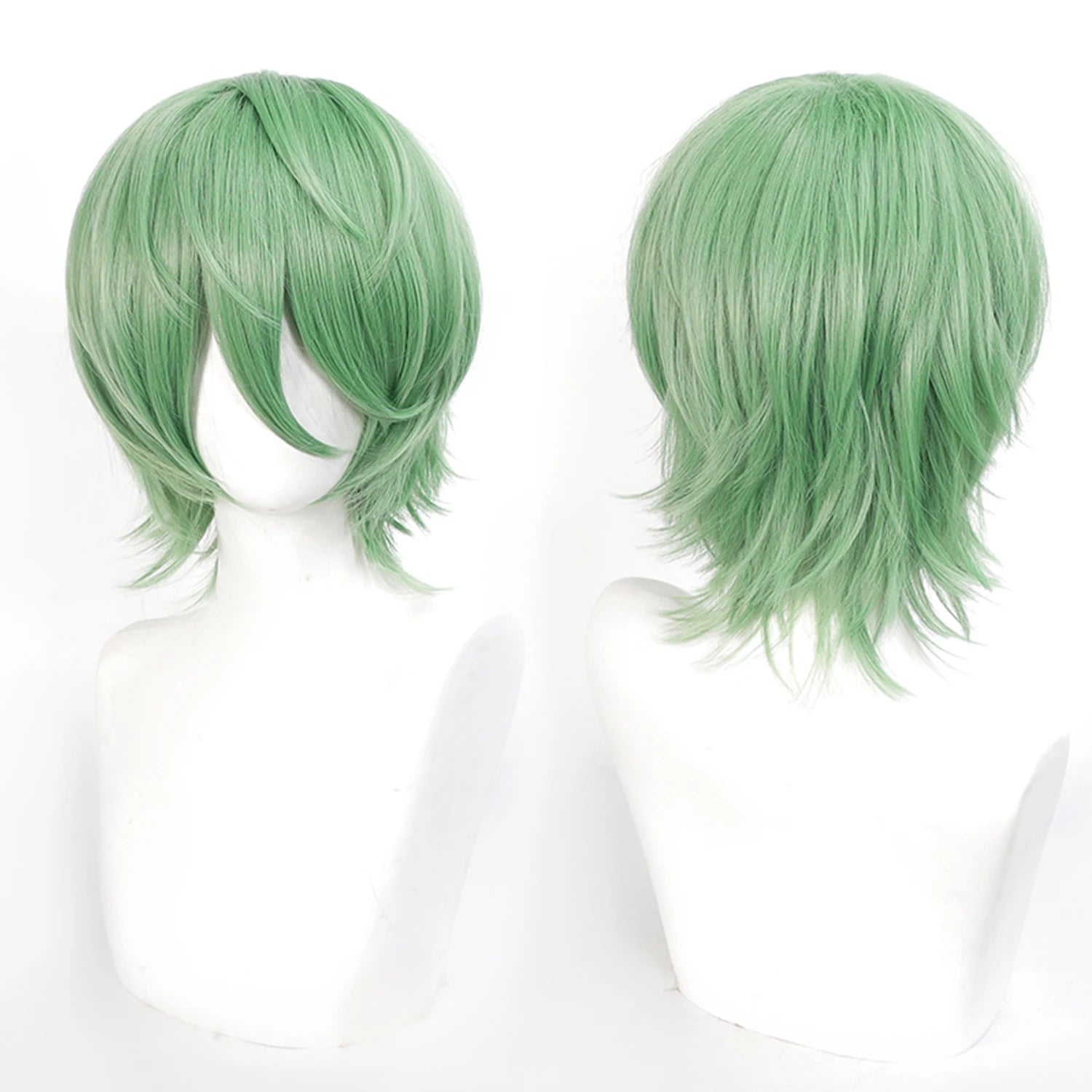 Short Synthetic Wig with Air Bangs