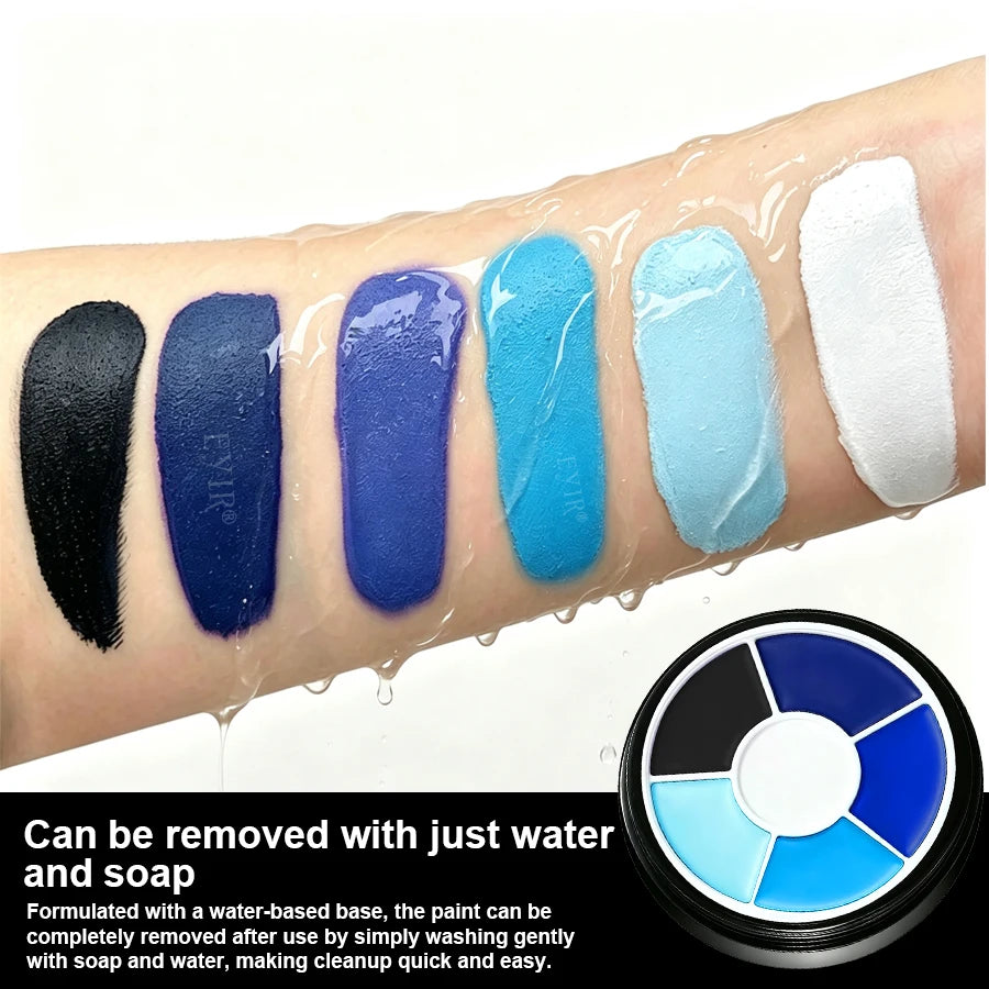 Blue Body Paint 6 Colors