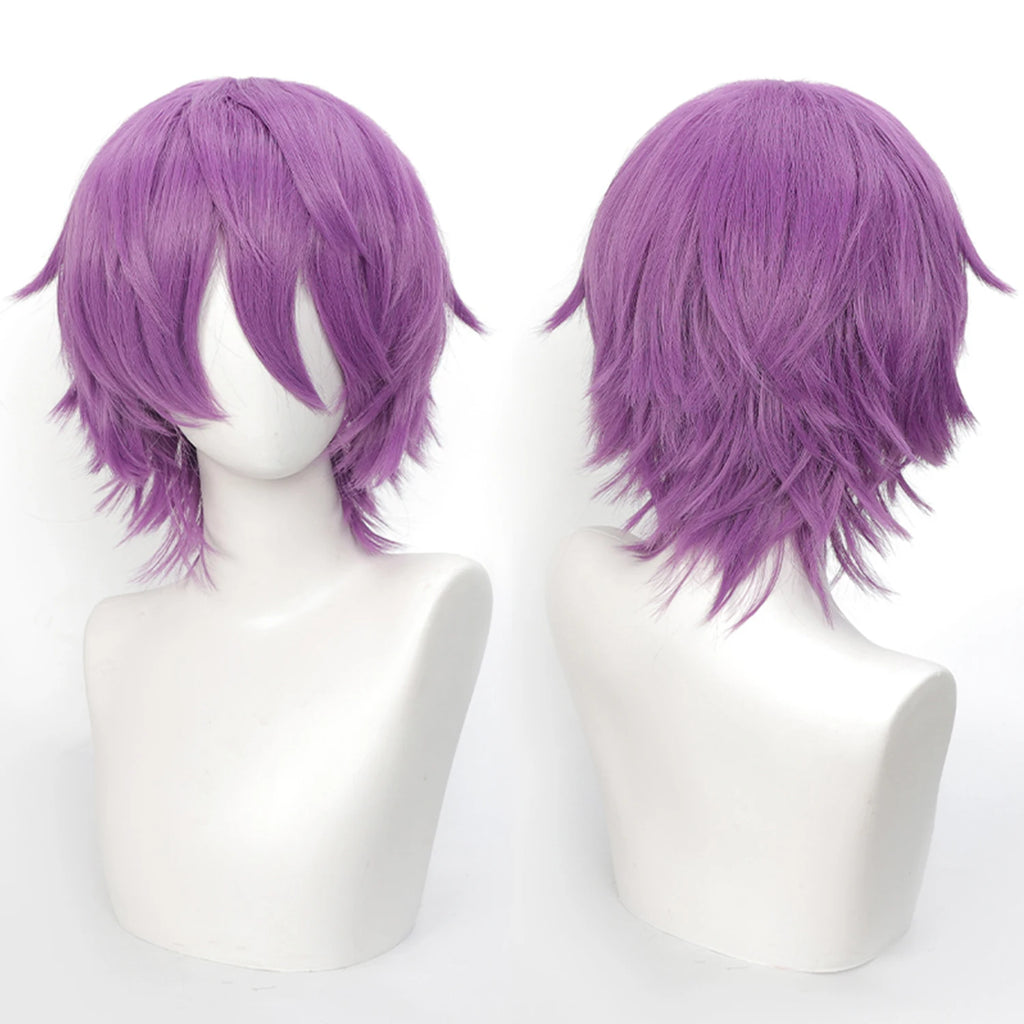 Short Synthetic Wig with Air Bangs