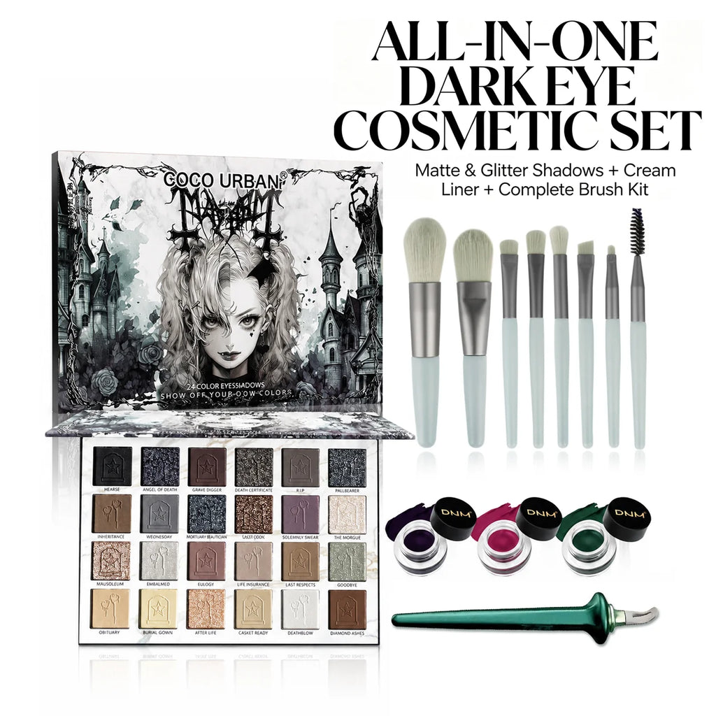 Goth Eye Makeup Set 24 Shades