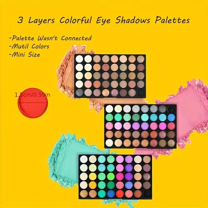 120 3-in-1 Eyeshadow Palette