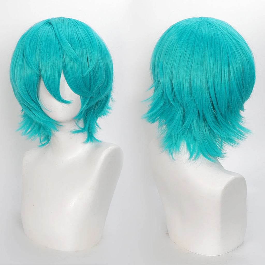 Short Synthetic Wig with Air Bangs