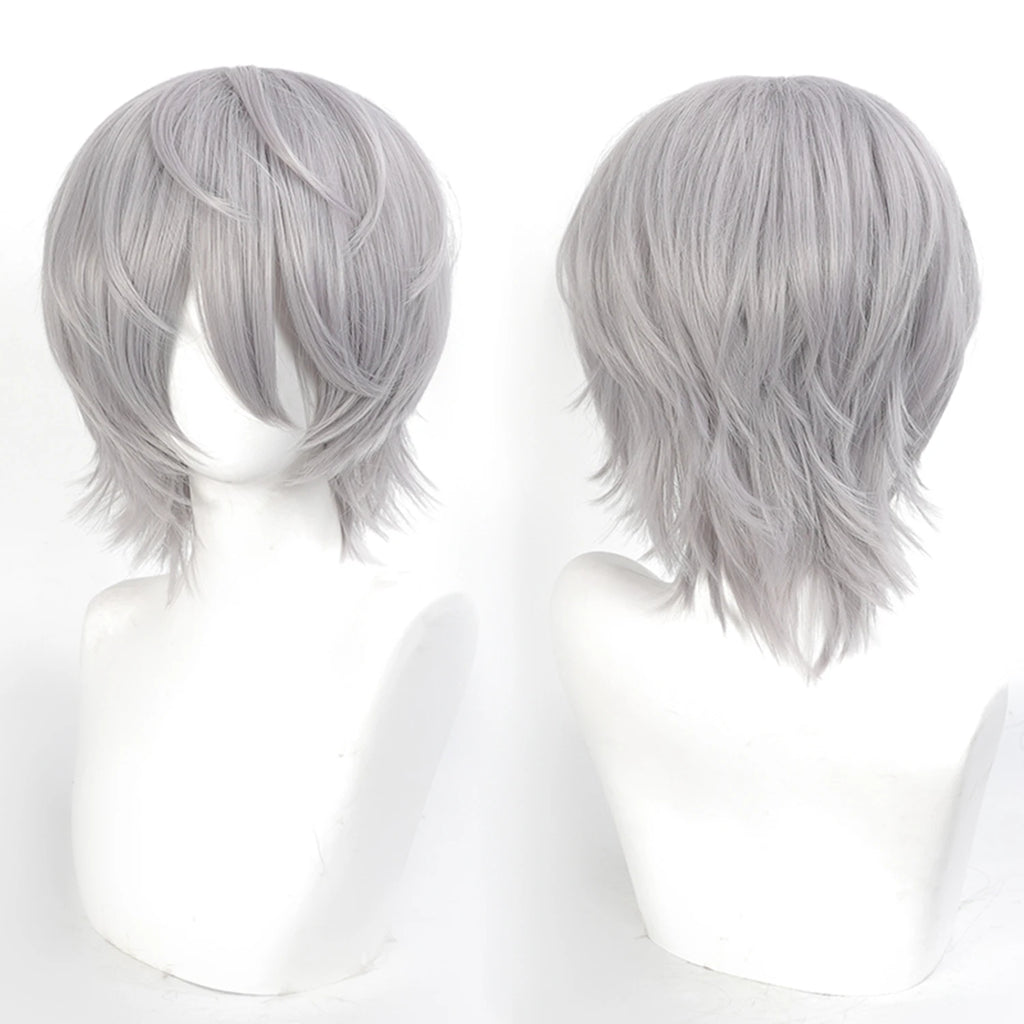 Short Synthetic Wig with Air Bangs