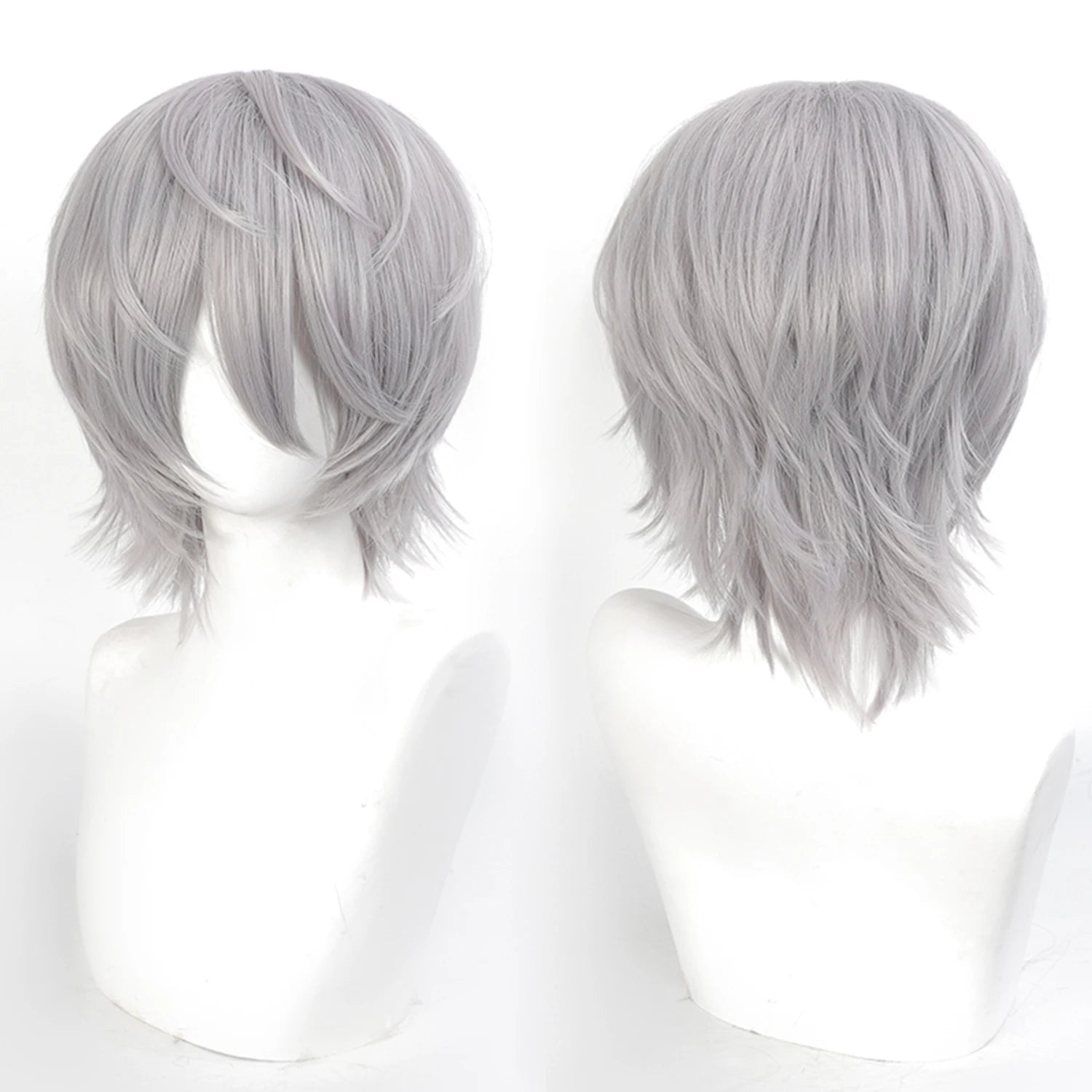 Short Synthetic Wig with Air Bangs