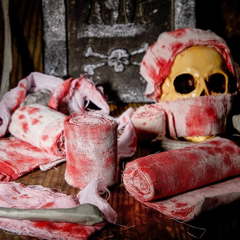 Blood Gauze Bandage