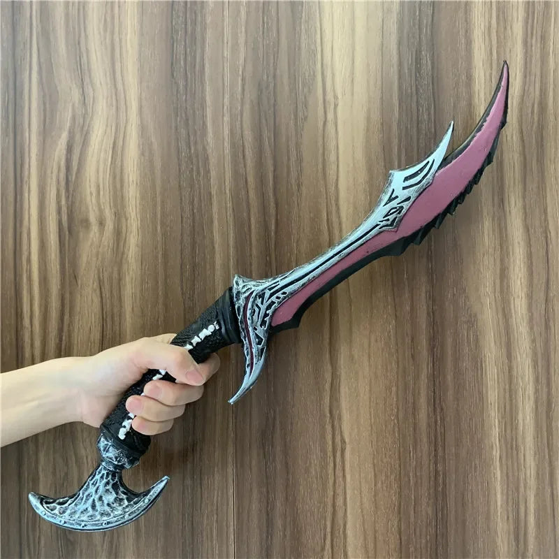 Halloween Cosplay Medieval Crusades AXE Weapons 1:1 Prop Knight Beast Axe Tomahawk Safety PU Rubber Gift