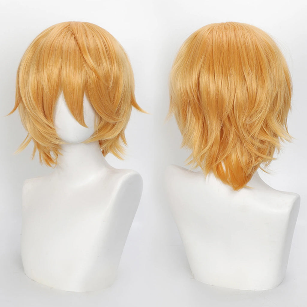 Short Synthetic Wig with Air Bangs