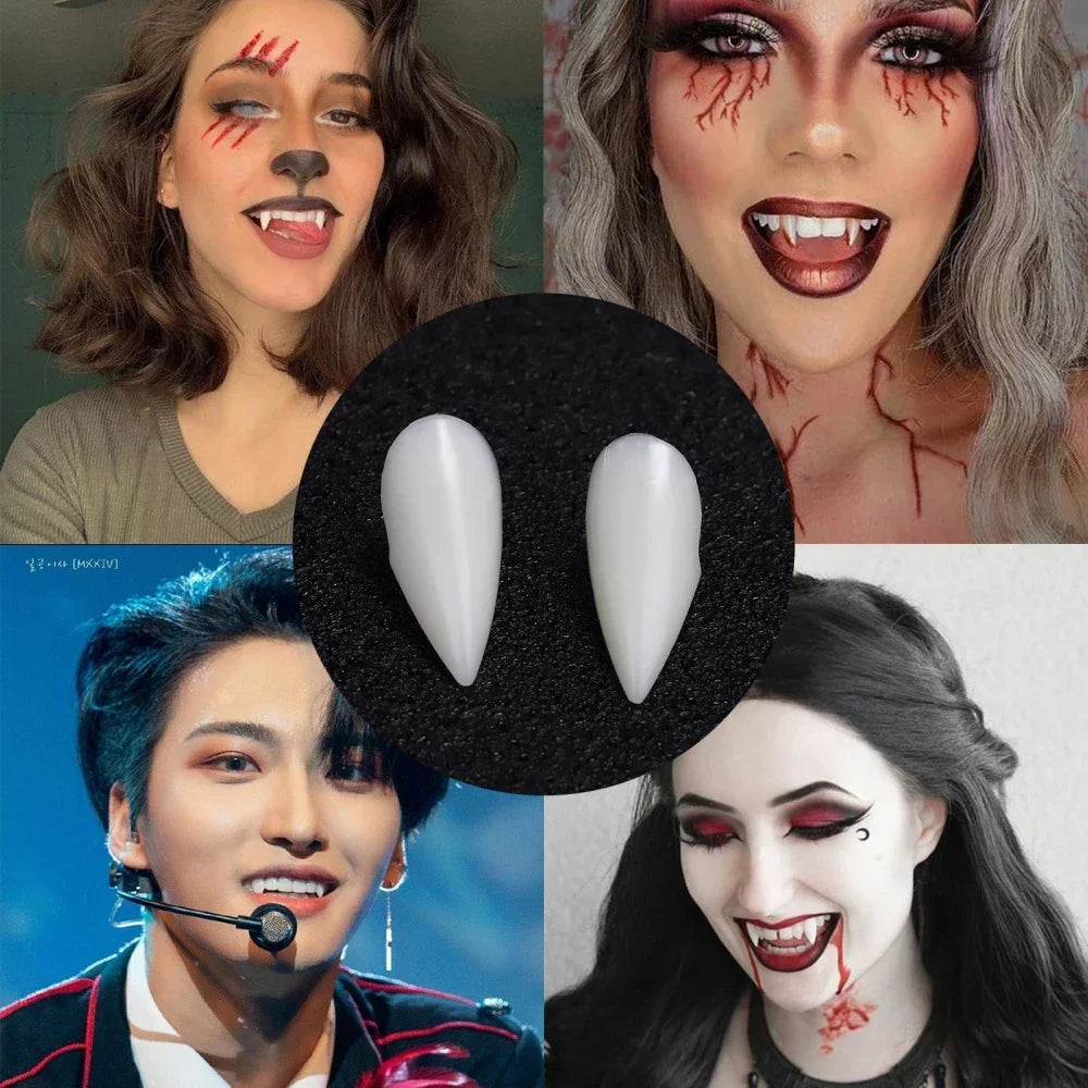 Vampire Fangs With Solid Glue