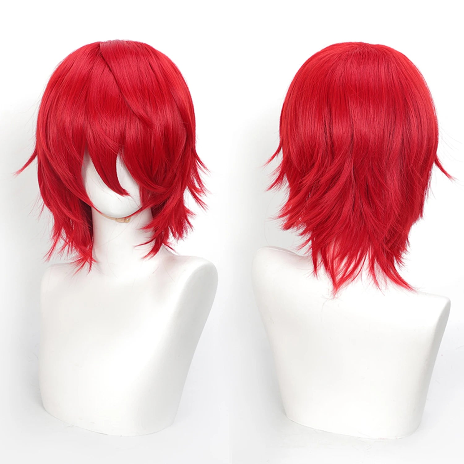 Short Synthetic Wig with Air Bangs
