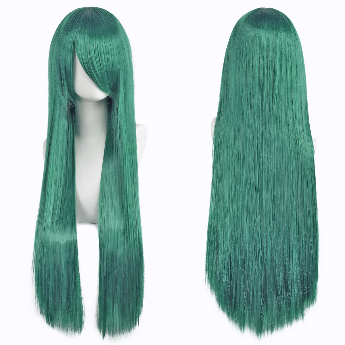 Long Synthetic Wig w Bangs