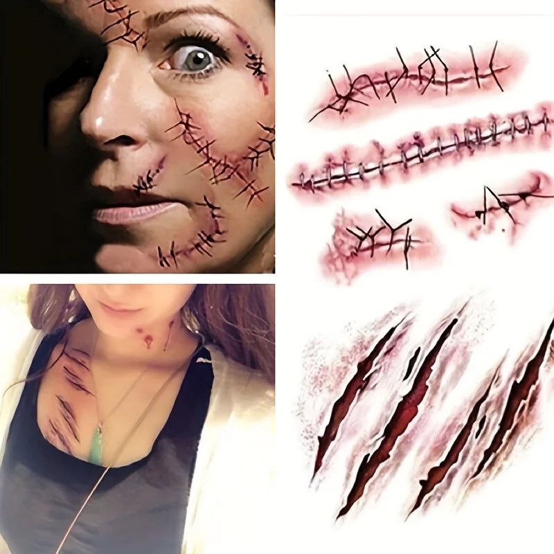Zombie Scars Tattoos