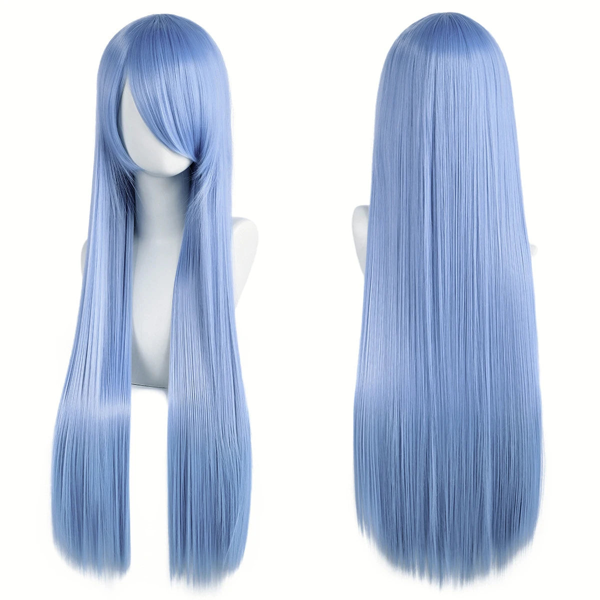 Long Synthetic Wig w Bangs