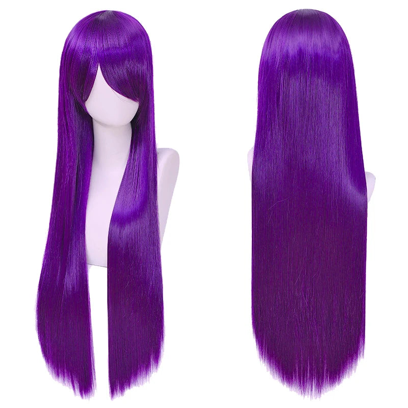 Long Synthetic Wig w Bangs