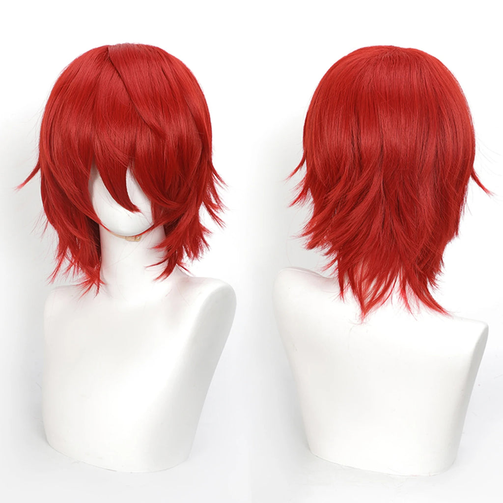 Short Synthetic Wig with Air Bangs