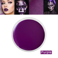Purple oil body paint