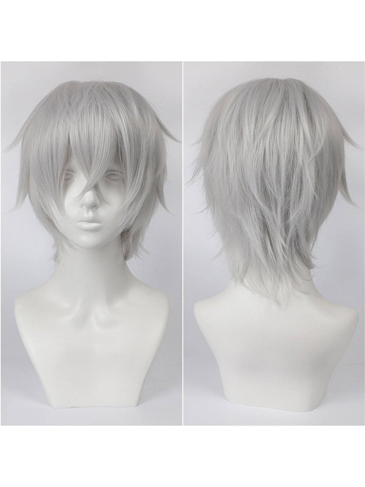 Short Synthetic Wig with Air Bangs