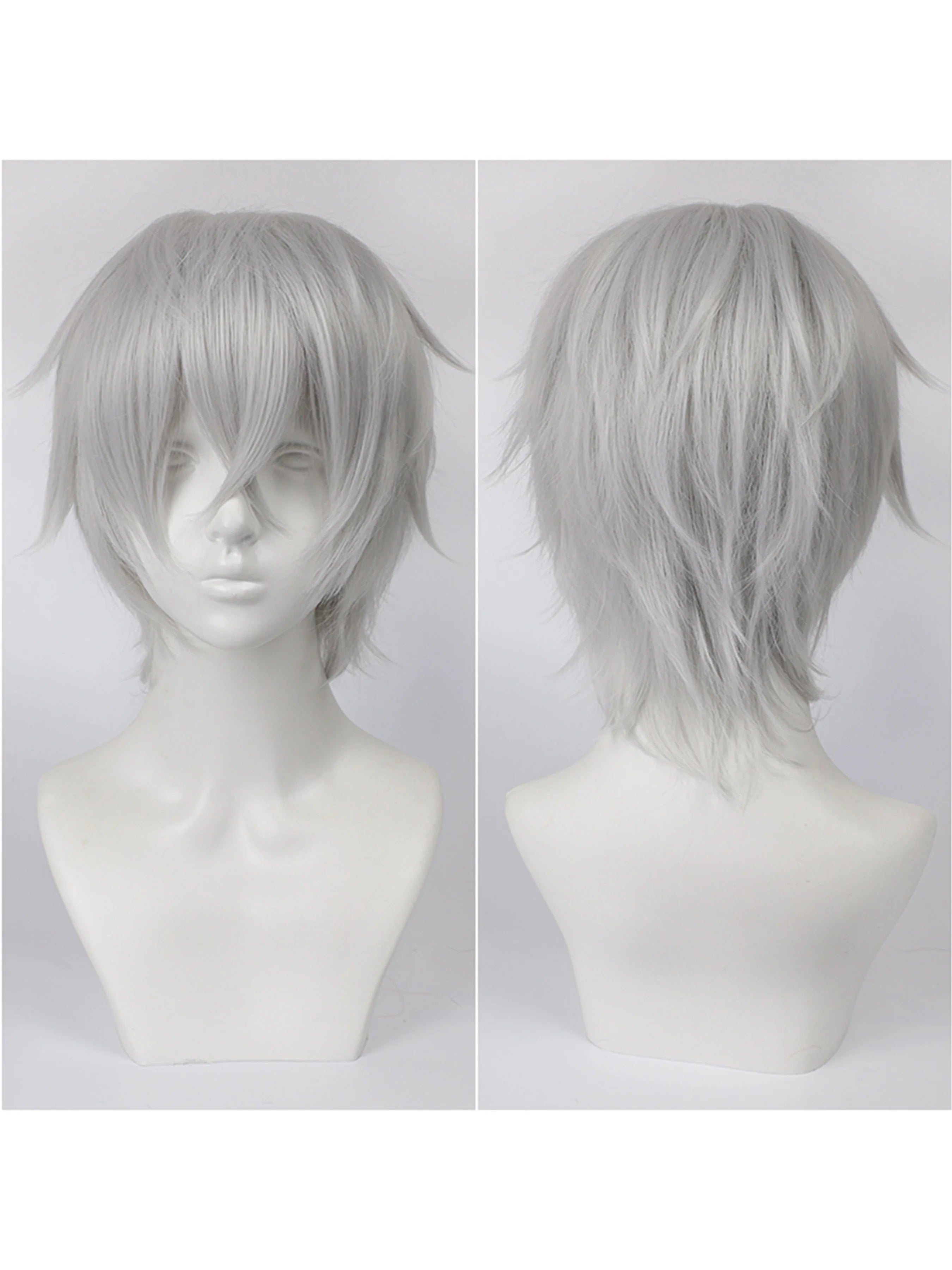 Short Synthetic Wig with Air Bangs