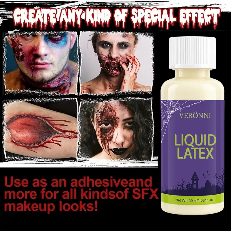 Liquid Latex SFX Makeup Adhesive 50ml 30ml