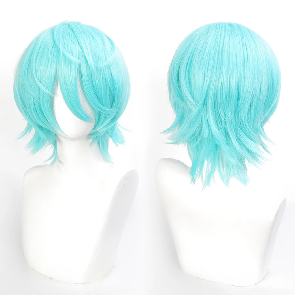 Short Synthetic Wig with Air Bangs