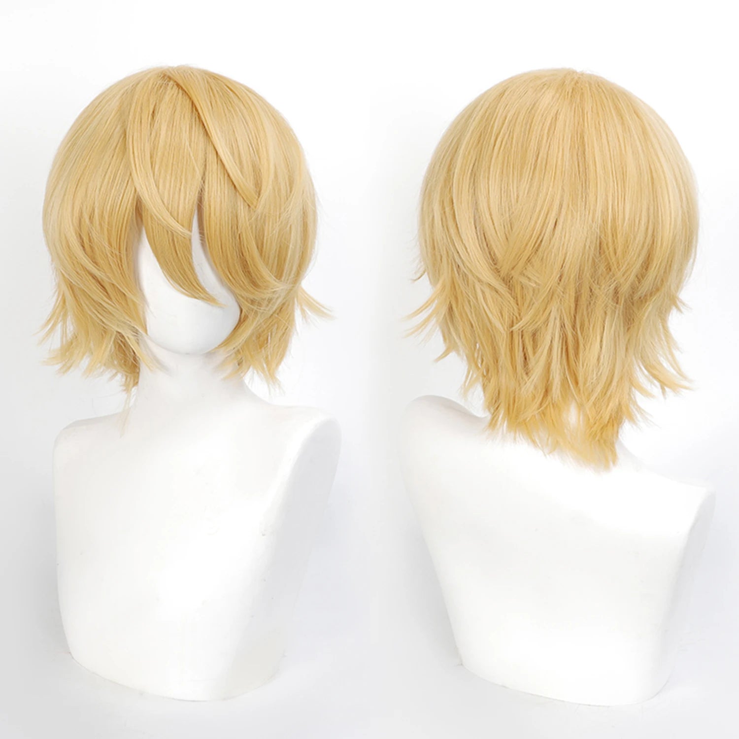 Short Synthetic Wig with Air Bangs
