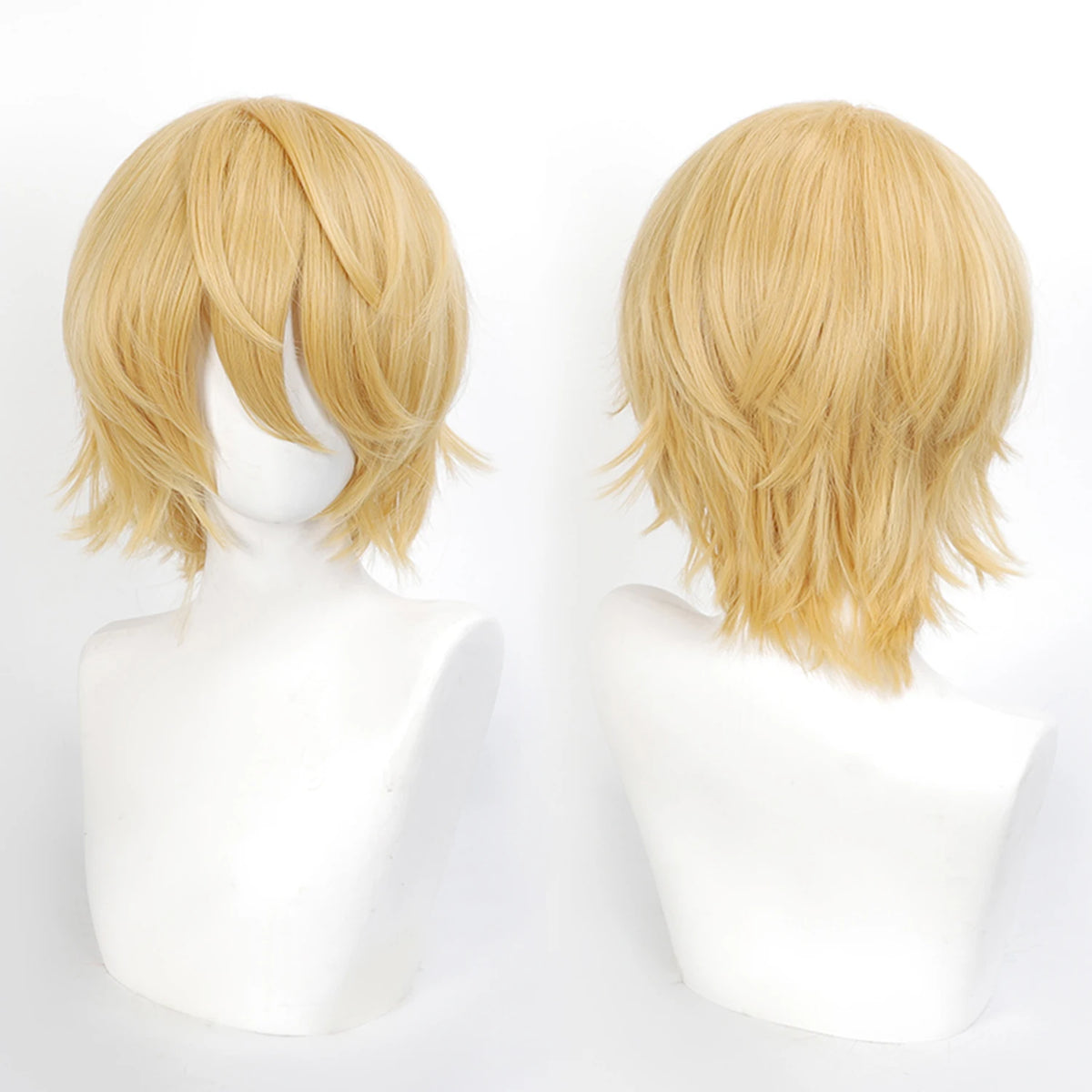 Short Synthetic Wig with Air Bangs