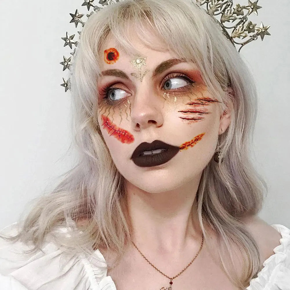 30pcs Waterproof Halloween Tattoo
