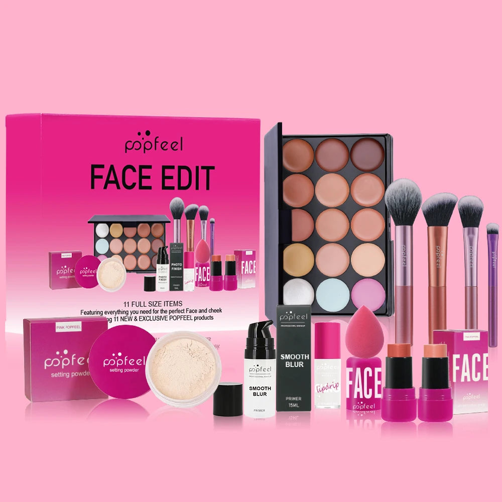 POPFEEL Makeup Kit, Waterproof and Sweatproof