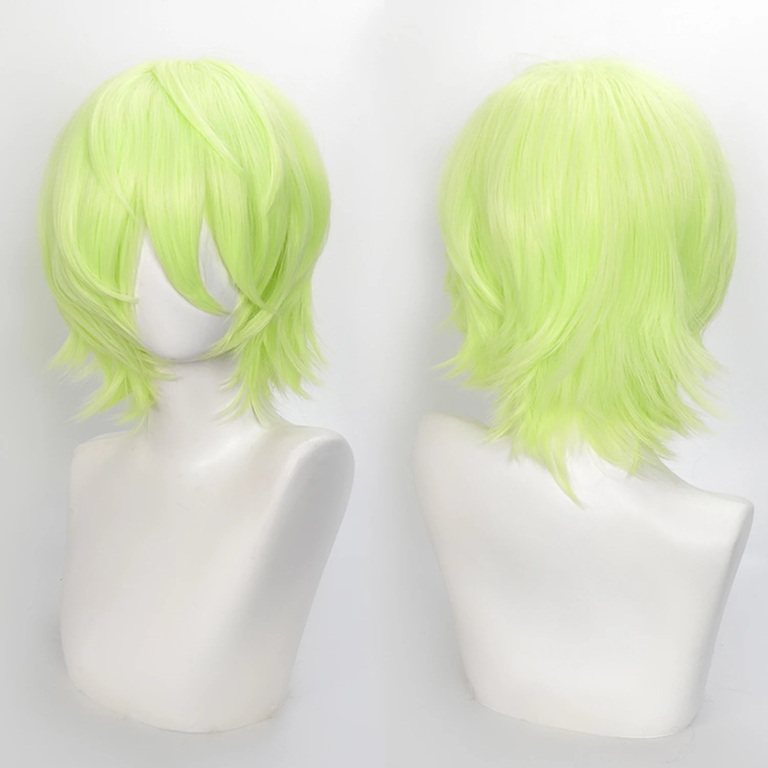 Short Synthetic Wig with Air Bangs