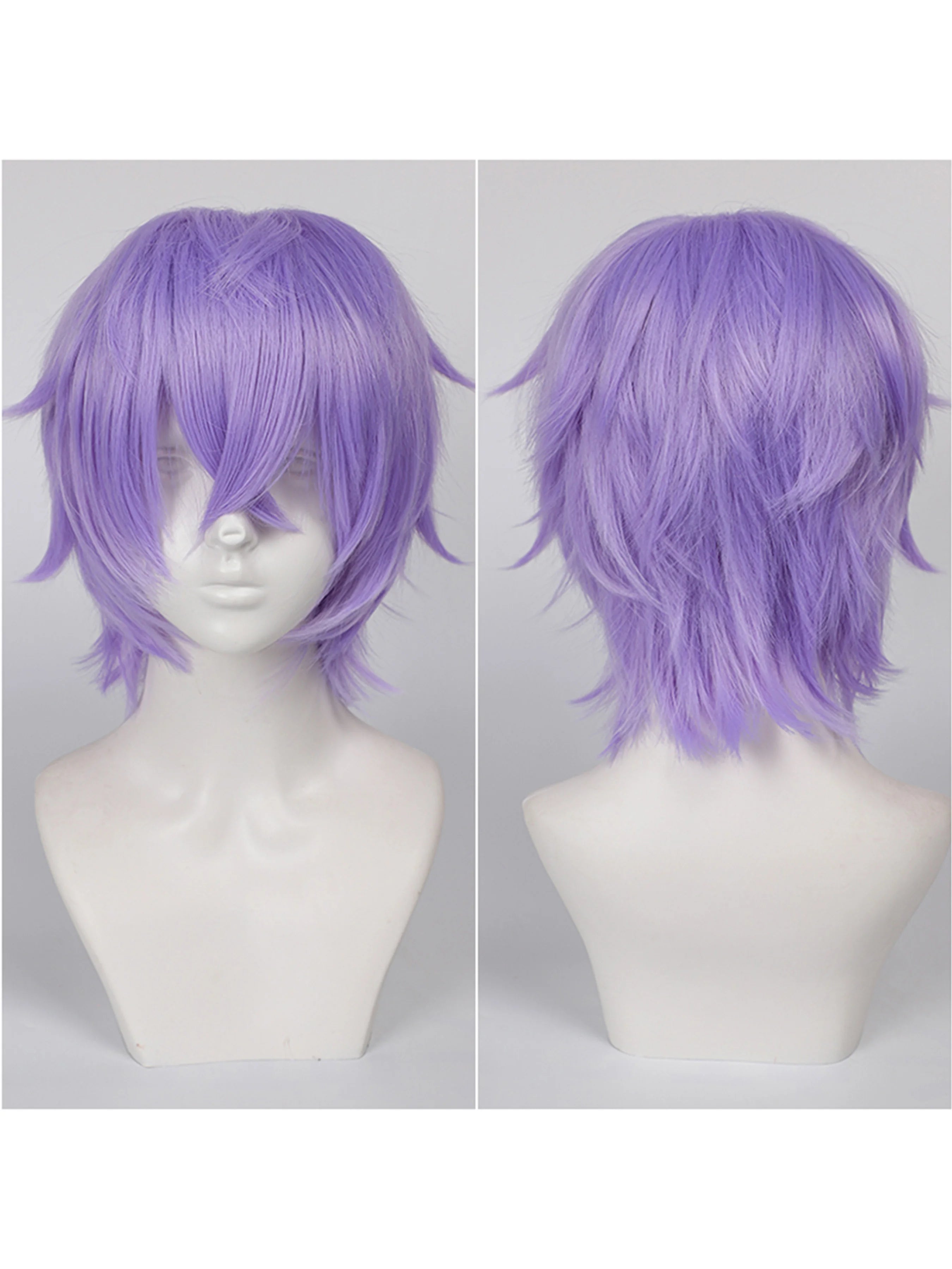 Short Synthetic Wig with Air Bangs