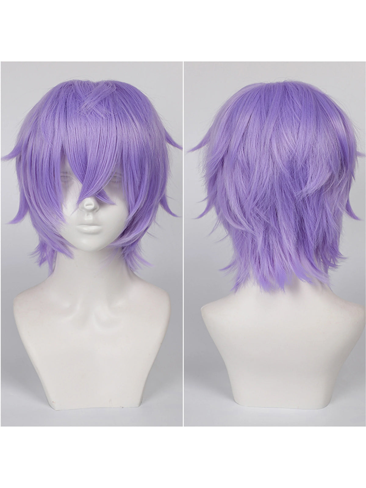 Short Synthetic Wig with Air Bangs
