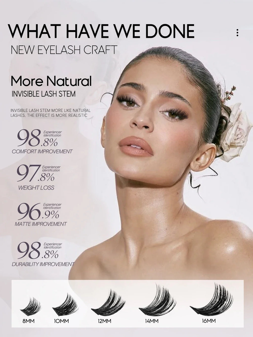 Lash Clusters Kit Fluffy Individual Lashes C Curl