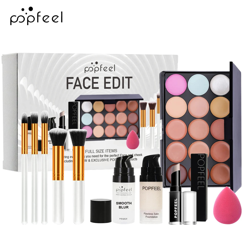 POPFEEL Makeup Kit, Waterproof and Sweatproof