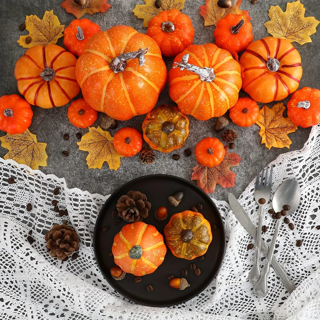 7pcs Pumpkin Decor