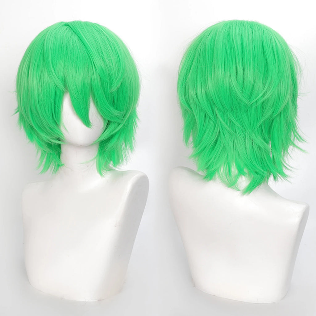 Short Synthetic Wig with Air Bangs
