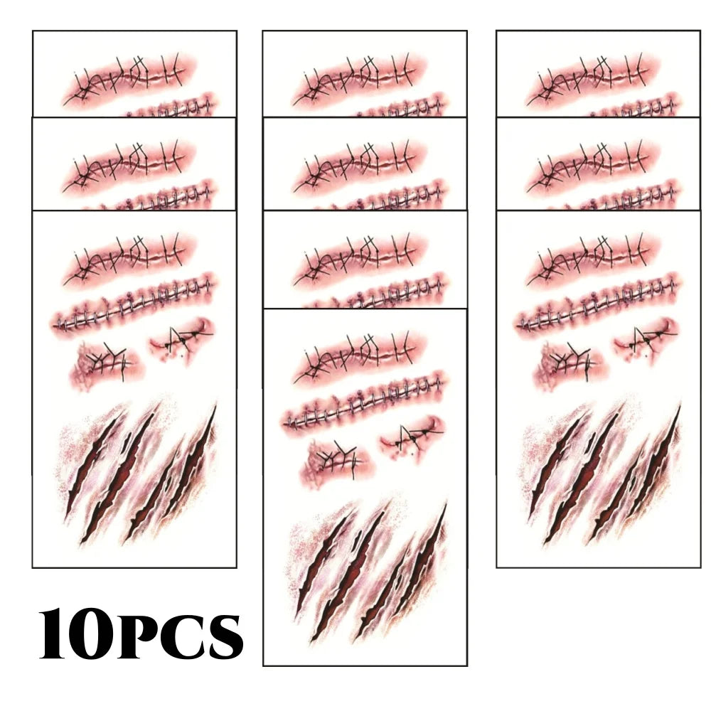 Zombie Scars Tattoos