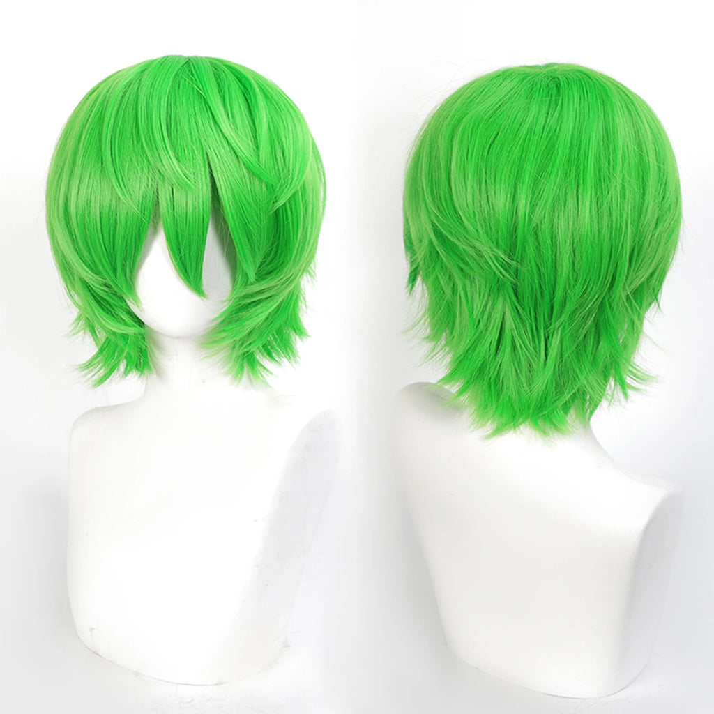 Short Synthetic Wig with Air Bangs